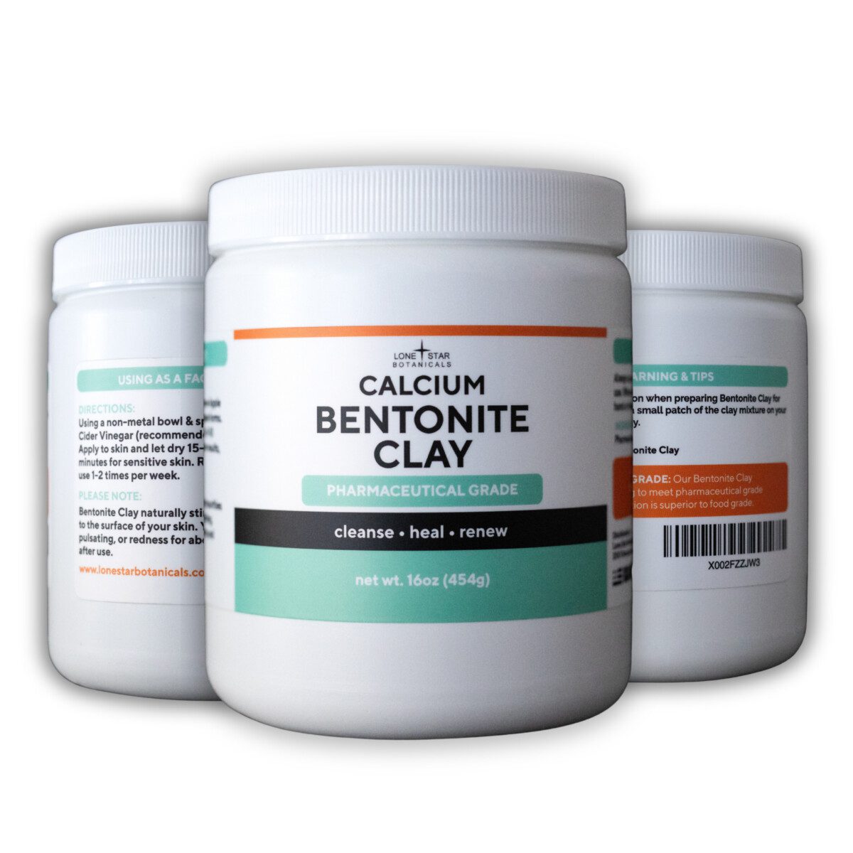 Calcium Bentonite Clay 1lb. Jar - Image 2