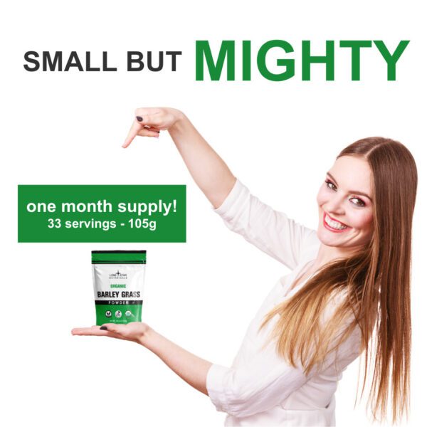 Barley Grass Powder - 105g Bag - Image 2