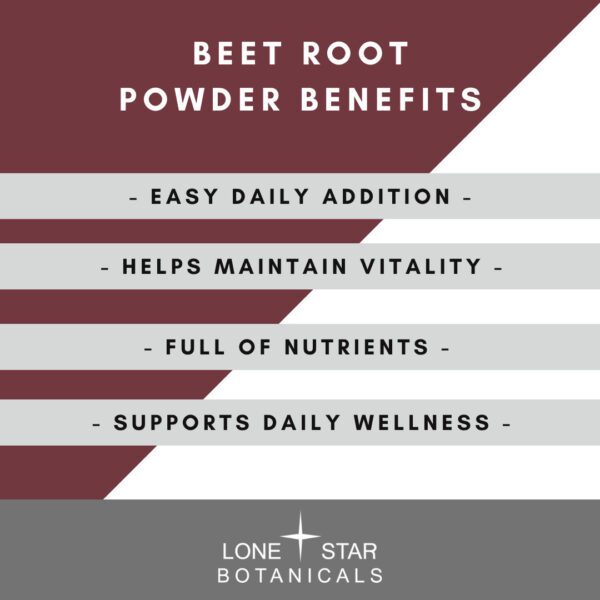 Beet Root Powder - 105g Bag - Image 4