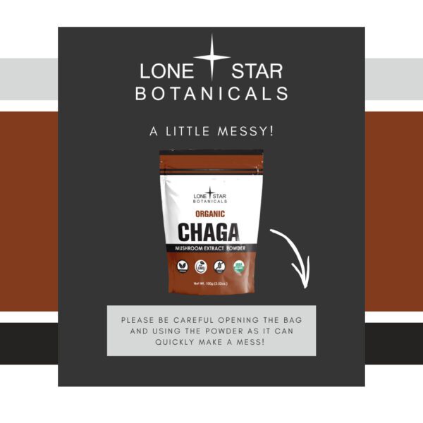 Chaga Mushroom Extract Powder - 100g - Image 6