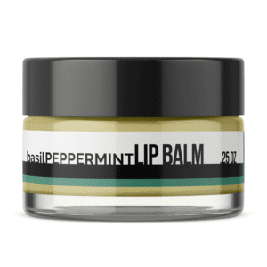 Basil PEPPERMINT  LIP BALM - .25 oz