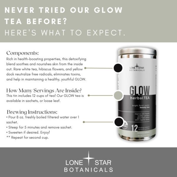 GLOW (Beauty Tea – 12 Sachets) - Image 5