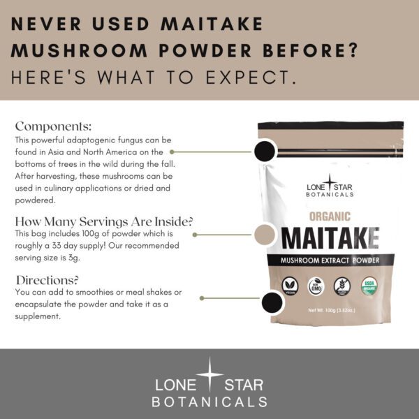 Maitake Mushroom Extract Powder - 100g - Image 5