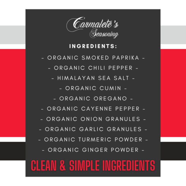 Carmalete's Taco Blend (Organic) - 3 oz. Jar - Image 2