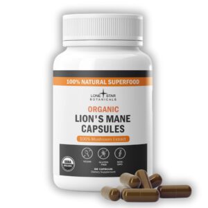 Lion’s Mane Mushroom Extract Capsules - 60ct.