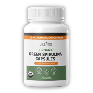 Green Spirulina Extract Capsules - 60ct.