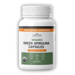 Green Spirulina Extract Capsules - 120ct.