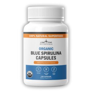 Blue Spirulina Extract Capsules - 120ct.